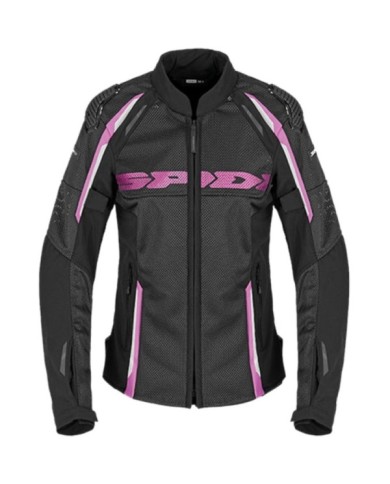 SPIDI Giacca Race Warrior 2 Net donna nero-rosa