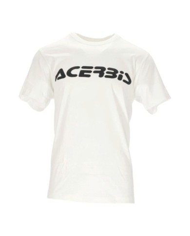 Acerbis Maglietta con logo bianco