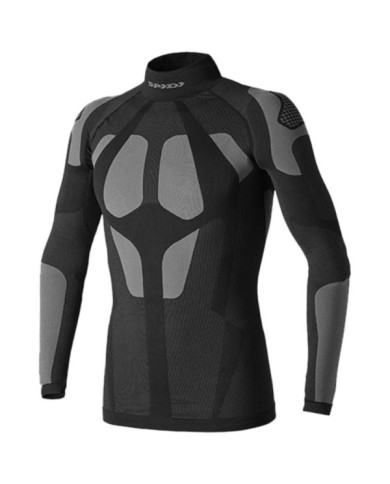 SPIDI T-shirt fonctionnel Seamless noir-gris S