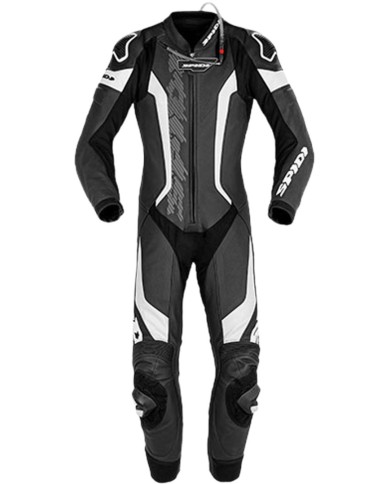 SPIDI Tuta in pelle Laser Pro Perforated nero-bianco