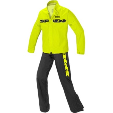 SPIDI Set antipioggia Sport giallo fluo-nero