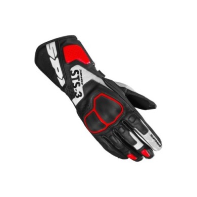 SPIDI Guanti STS-3 da donna nero-rosso
