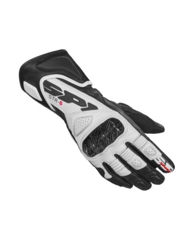 SPIDI Guanti STR-6 da donna nero-bianco