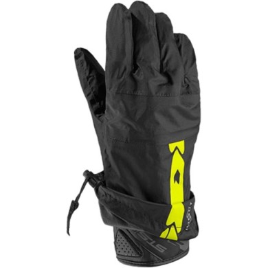 SPIDI Gants de pluie noir-jaune fluo