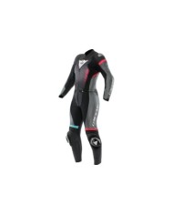 Dainese Combinaison en cuir 2Pc Fulminea noir-anthracite-blanc
