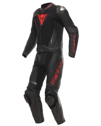 Dainese Lederkombi 2-tlg. Demon Sprint K L schwarz-rot