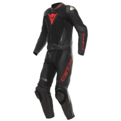 Dainese 2 pezzi in pelle Demon Sprint tuta corta lunga