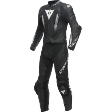 Dainese Lederkombi 2-tlg. Laguna Seca 5 schwarz-weiss
