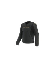 Dainese Lederjacke Racing 5 schwarz-gold