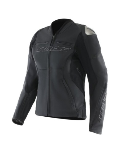 Dainese Damen Lederjacke Racing 5 schwarz