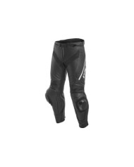 Dainese Delta 3 Hose Leder kurz lang schwarz-schwarz-weiss