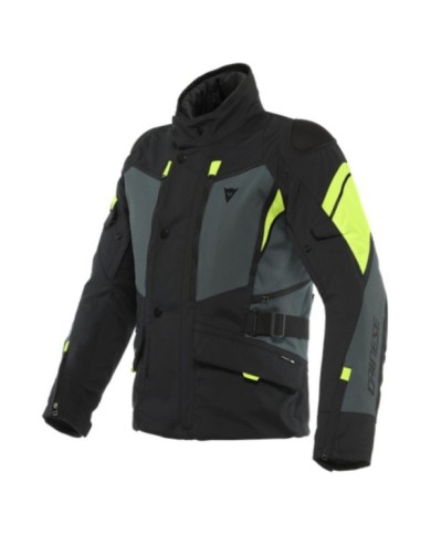 Dainese Gore-Tex Carve Master 3 Jacket nero-ebano-giallo fluo