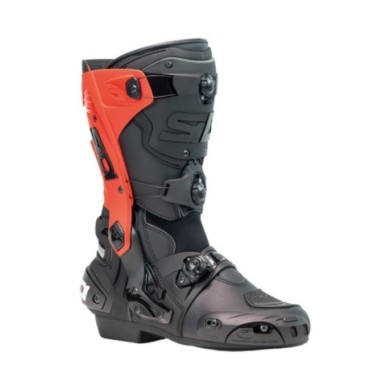 SIDI Stivali Rex nero-rosso