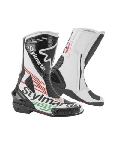 STYLMARTIN Bottes Dream RS Evo blanc-noir-rouge