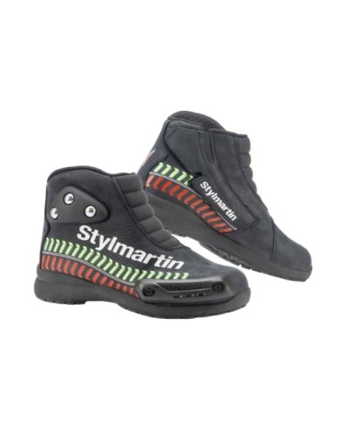 STYLMARTIN Bottes Speed JR Pro noir-rouge-vert