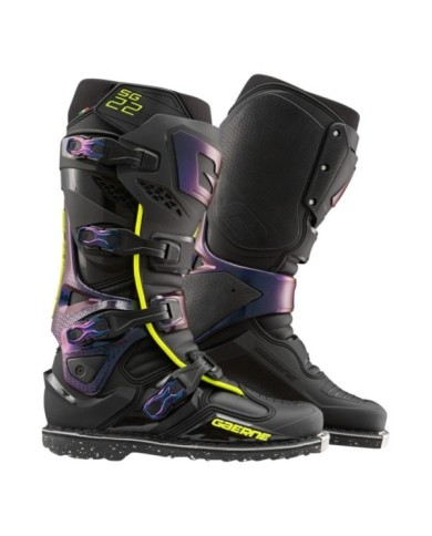 Gaerne Bottes tout-terrain SG22 chameleon noir-violet-jaune
