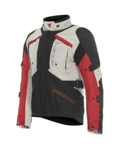 Dainese D-Dry Jacke Gullfoss beige-schwarz-rot