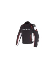 Dainese D-DRY RACING 3 giacca nero-bianco-rosso fluo