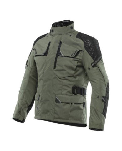 Dainese Veste D-Dry Ladakh 3L vert olive-noir