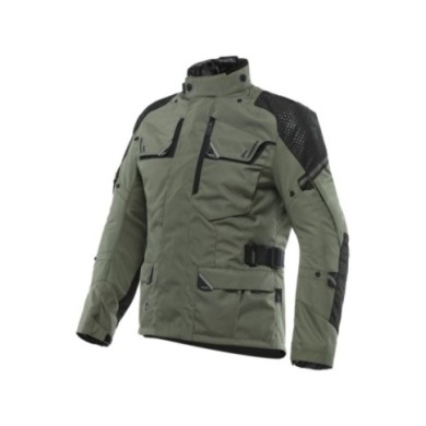 Dainese Veste D-Dry Ladakh 3L vert olive-noir