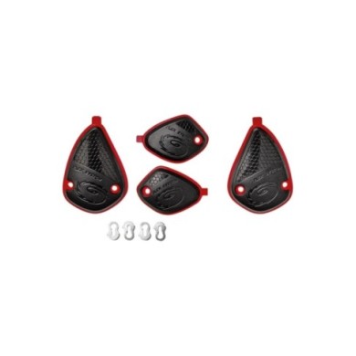 SIDI Protection de cheville rouge-noire pour SIDI Crossfire 2 SRS
