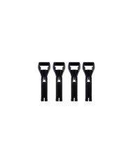 Gaerne Sangles en plastique noires 9 cm 4 pièces