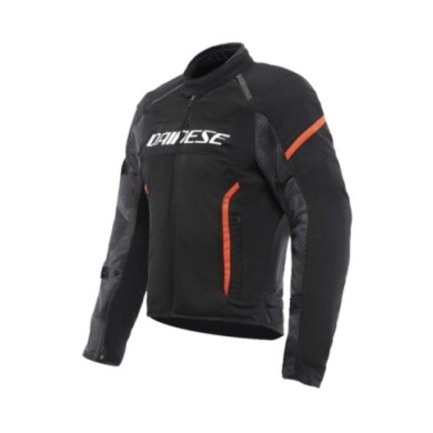 Dainese Jacke Air Frame 3 Tex schwarz-fluo rot
