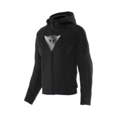 Dainese Femmes Hoodie avec fermeture éclair Daemon-X Safety noir