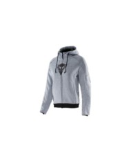 Dainese Femmes Hoodie avec fermeture éclair Daemon-X Safety gris