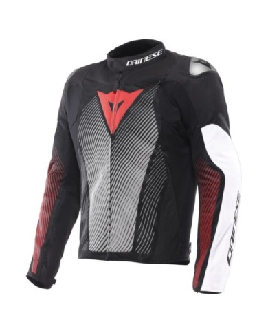 Giacca Dainese Ventar Air Tex nero-bianco-rosso