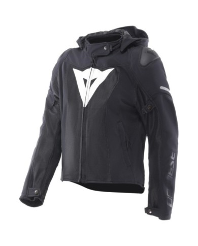 Dainese Veste femme Super Sprint Air Tex noir-blanc