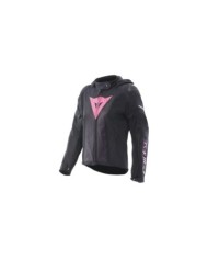 Dainese Damen Jacke Super Sprint Air Tex schwarz-pink-viola
