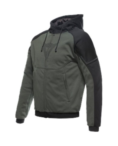 Dainese Hoodie Full Zip Daemon-X Sécurité vert-noir