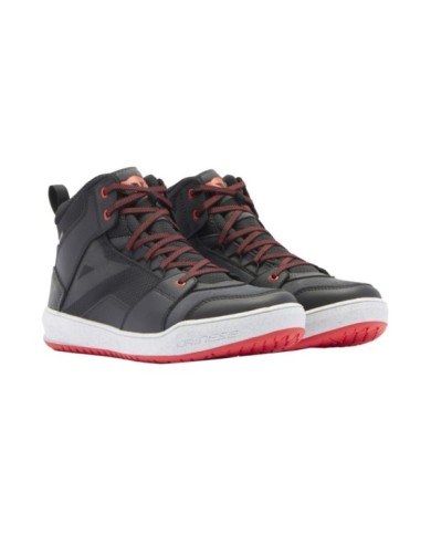 Scarpe Dainese Suburb D-WP nero-bianco-rosso