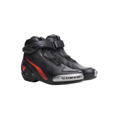 Dainese Chaussures Superya noir-rouge fluo