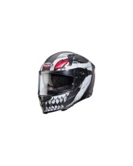 Caberg Integralhelm Avalon X Punk matt schwarz-weiss-rot