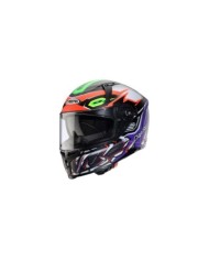 Casco integrale Caberg Avalon X Gurkha nero-grigio-arancio fluorescente