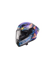 Caberg Drift Evo II Nobo casco integrale nero opaco arancio blu