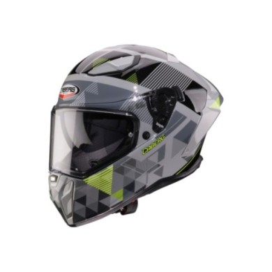 Casco integrale Caberg Drift Evo II Prism grigio-nero-giallo opaco