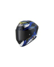 KYT Casco integrale NZ-Race Carbon Stride carbonio-blu-giallo