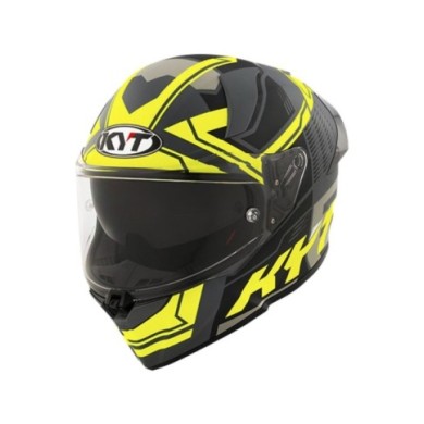 KYT Integralhelm R2R Octane grau-schwarz-gelb