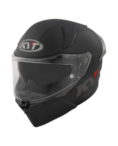 KYT Casco integrale R2R Octane nero opaco-rosso