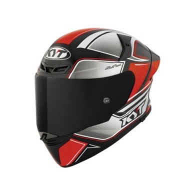 KYT Integralhelm TT-Revo Tourist schwarz-rot-silber