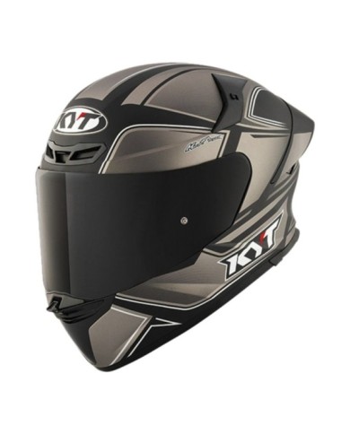 KYT Integralhelm TT-Revo Tourist beige-schwarz-weiss