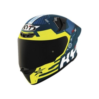 KYT Integralhelm TT-Revo Fuselage gelb-blau-schwarz