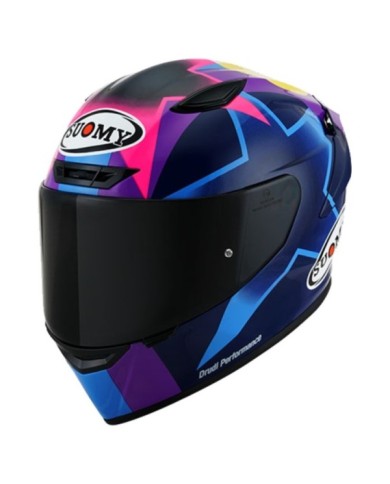 Suomy Integralhelm Track-1 Bastianini Replica blau-violett-pink