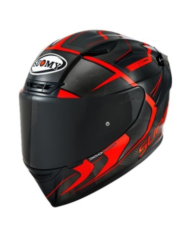 Suomy Casque intégral TX-Pro Advance noir-rouge fluo
