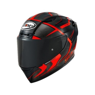 Suomy Casque intégral TX-Pro Advance noir-rouge fluo