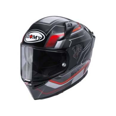 Suomy Casco integrale Speedstar 2 Visual nero-rosso