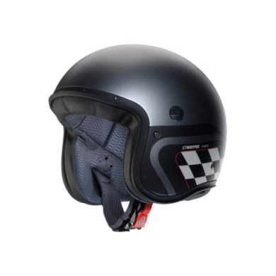 Caberg Freeride X Daytona casco jet gun metal-nero-bianco opaco